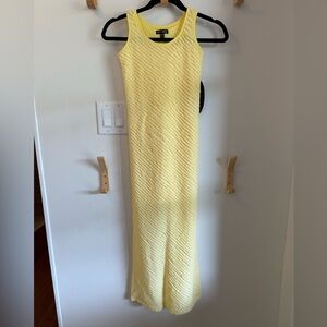 NWT Nordstrom Ava & Yelly Yellow Tank Dress